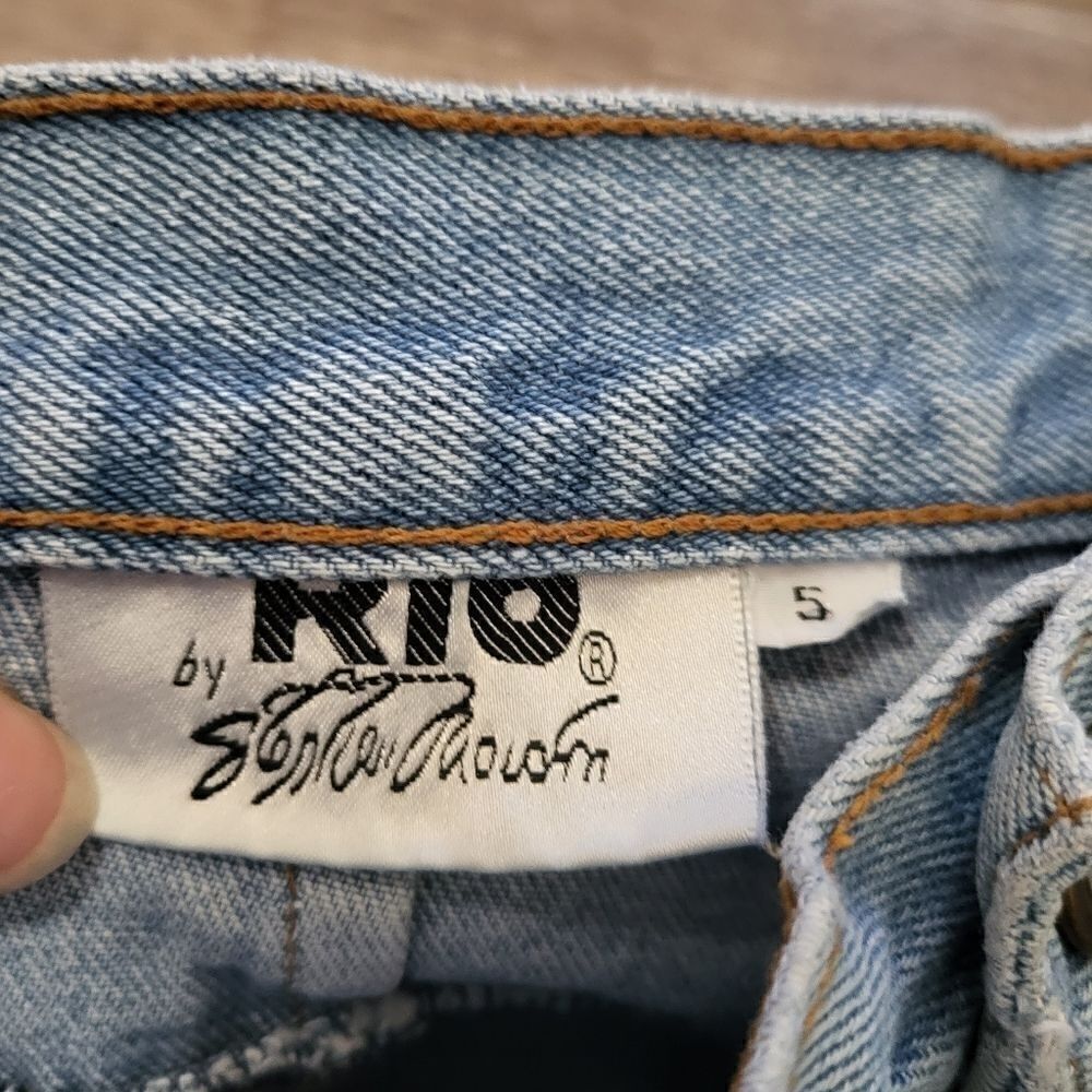 Vintage 100% cotton RIO Jeans size xs light blue mom jean - Picture 5 of 13